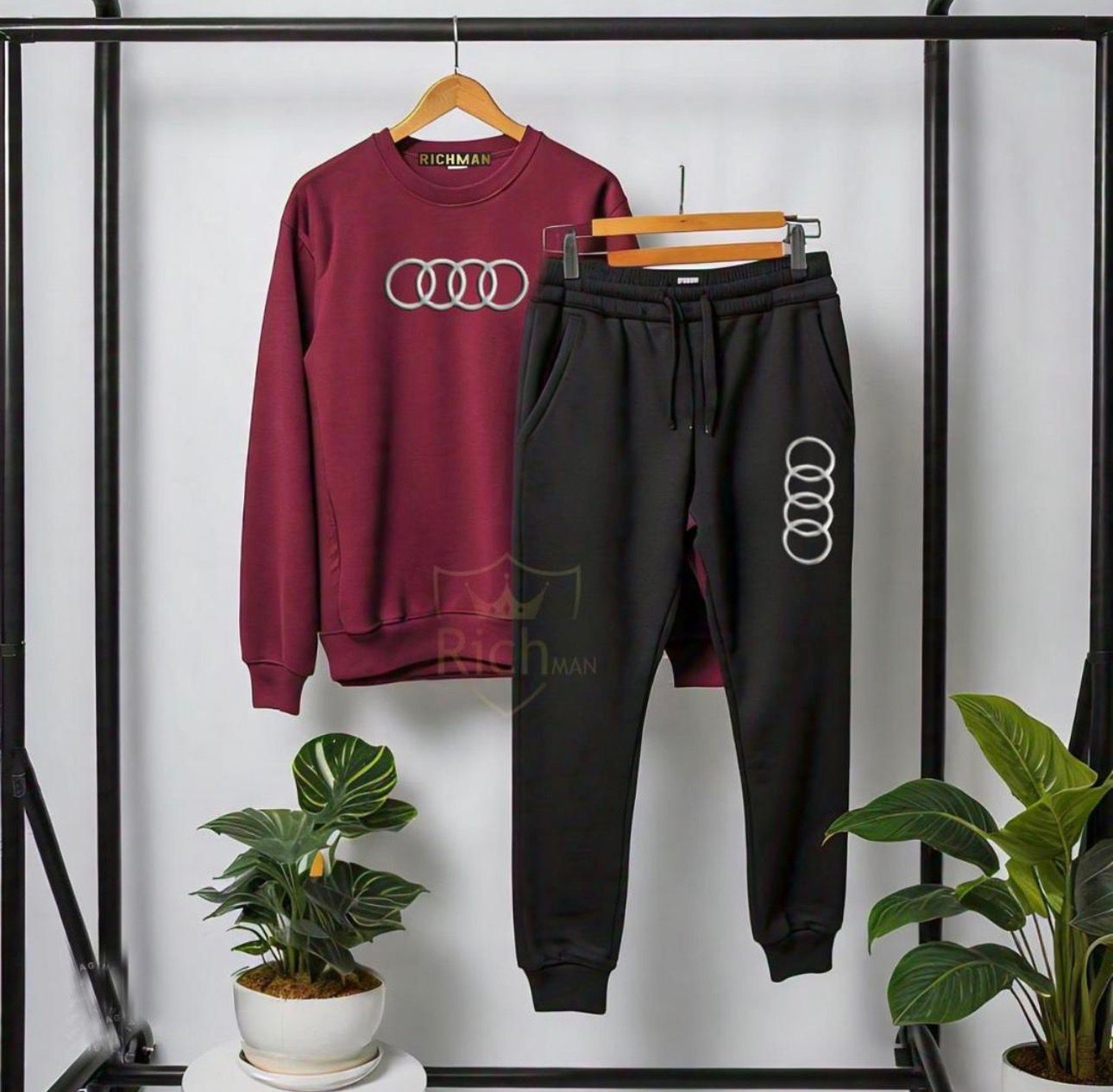 Richman Four-Ring Fleece Tracksuit – Unisex