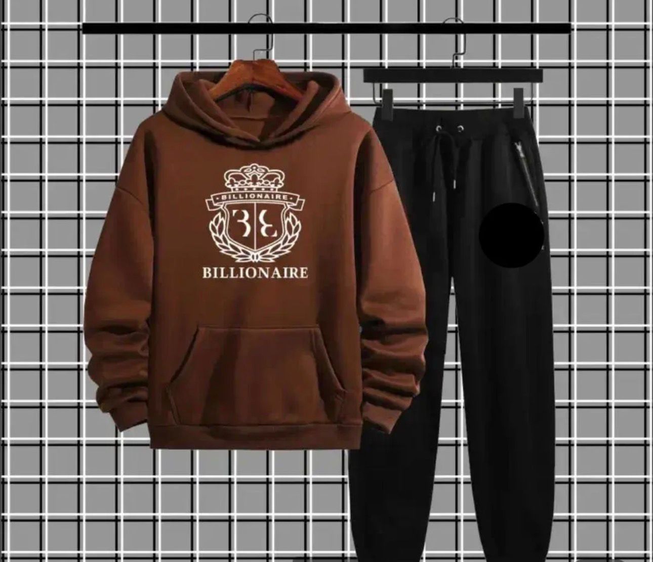 Billionaire Premium Fleece Hoodie Track Suit – Winter Edition
