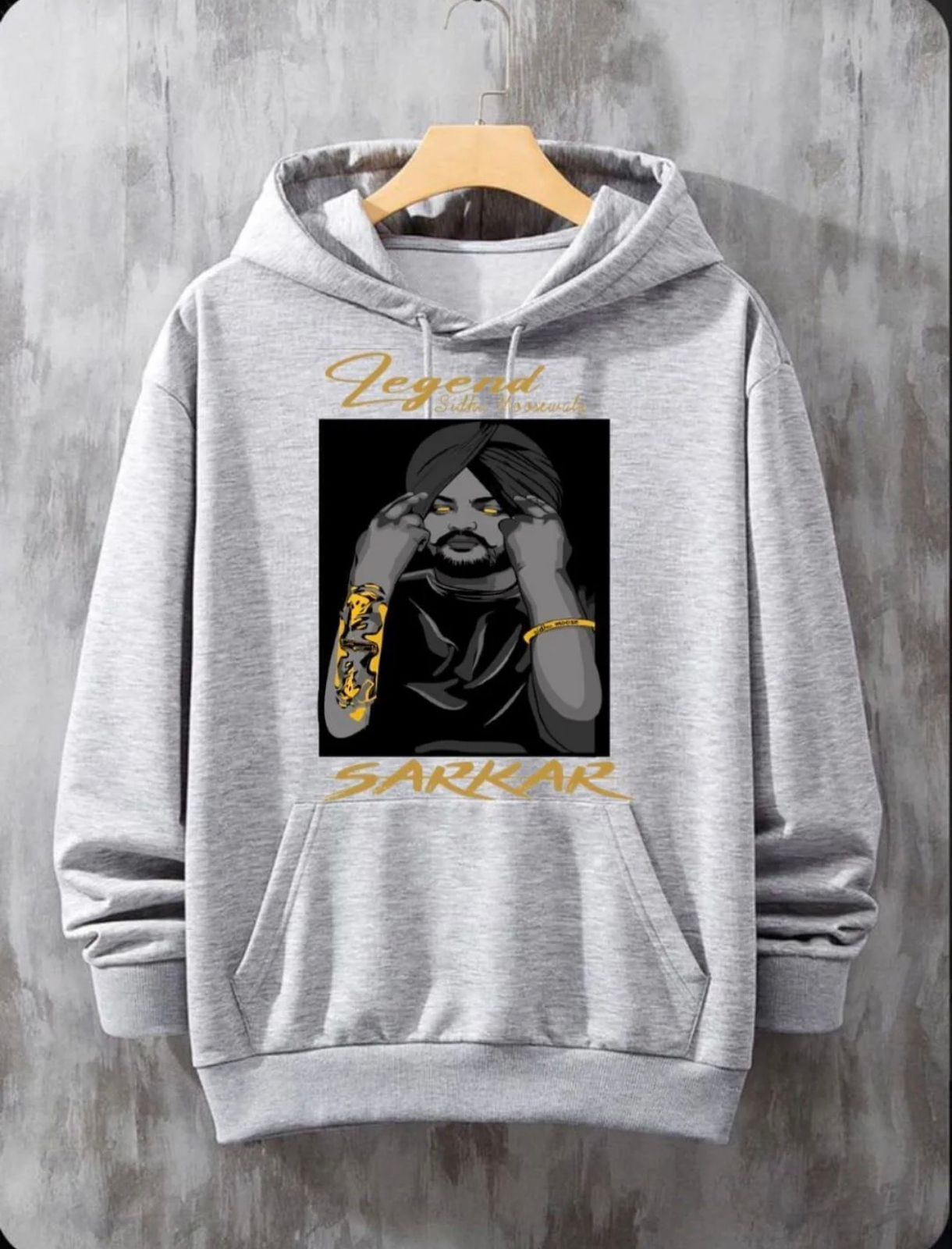 Sidhu Moose Wala Legend Hoodie – Sarkar Edition (Winter Fleece)